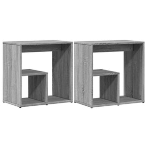 Beistelltische 2er Set Grau Sonoma