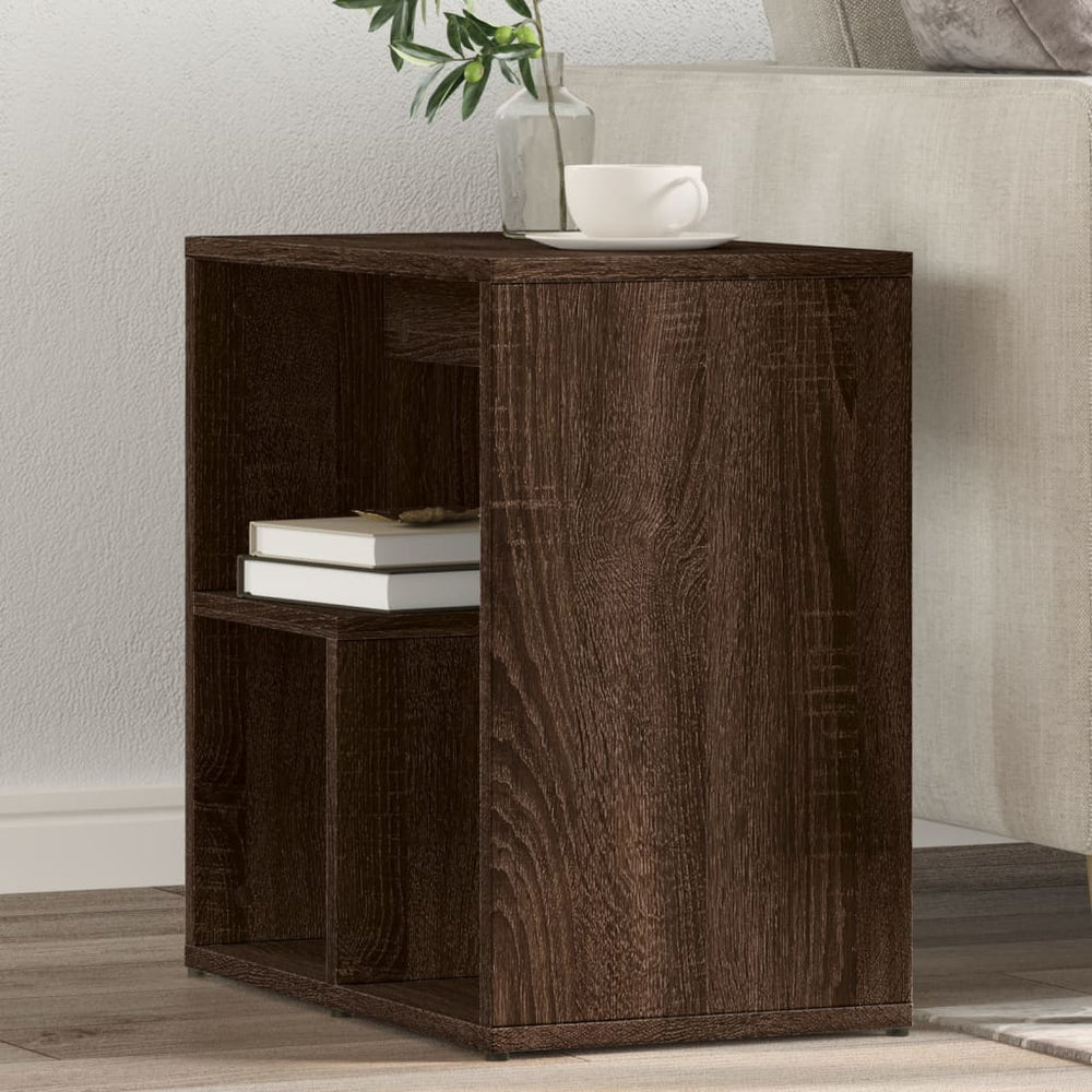 Beistelltische 2er Set Braun Eiche
