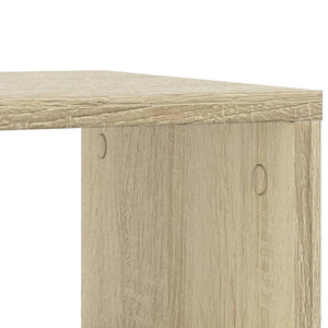Beistelltisch Sonoma-Eiche mit Rollen 50x30x55 cm