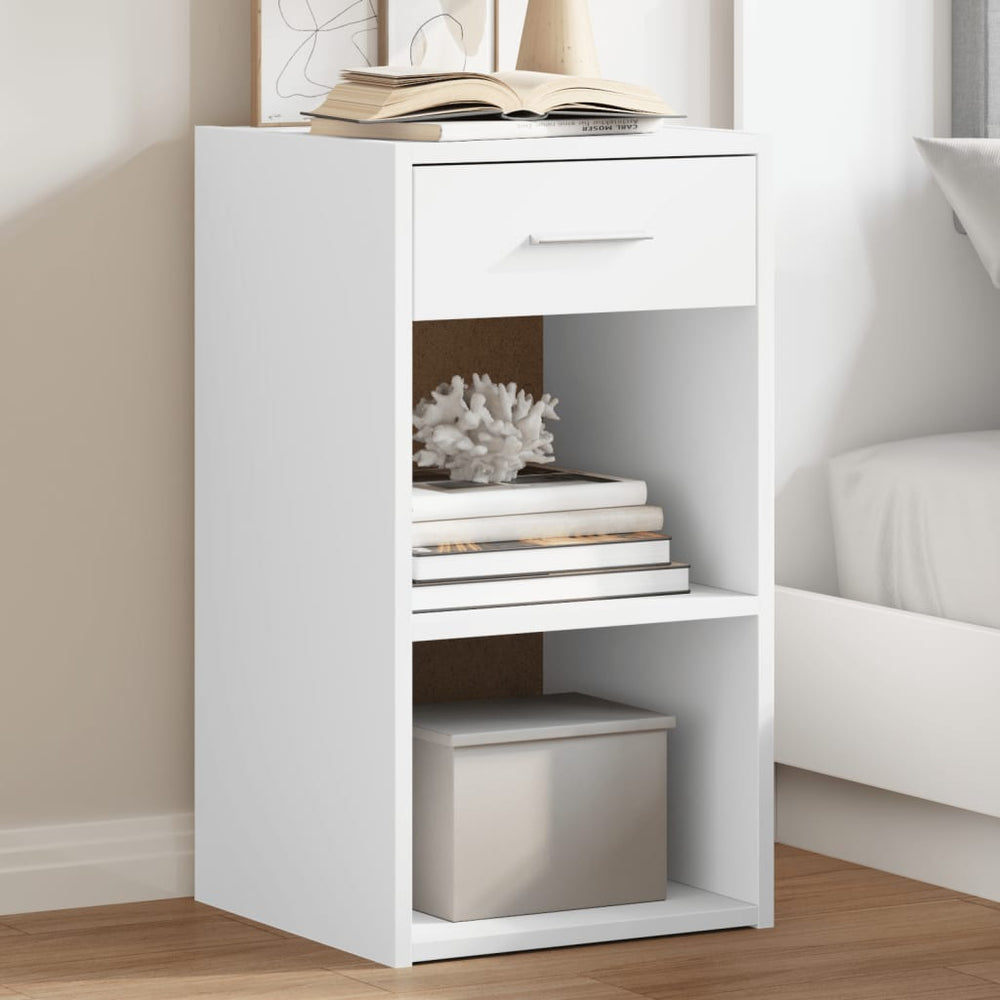 vidaXL Nightstands 2 pcs. White 35x34x65 cm Engineered Wood