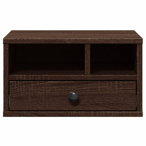 Druckerständer Braun Eichen-Optik
