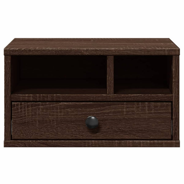 Druckerständer Braun Eichen-Optik