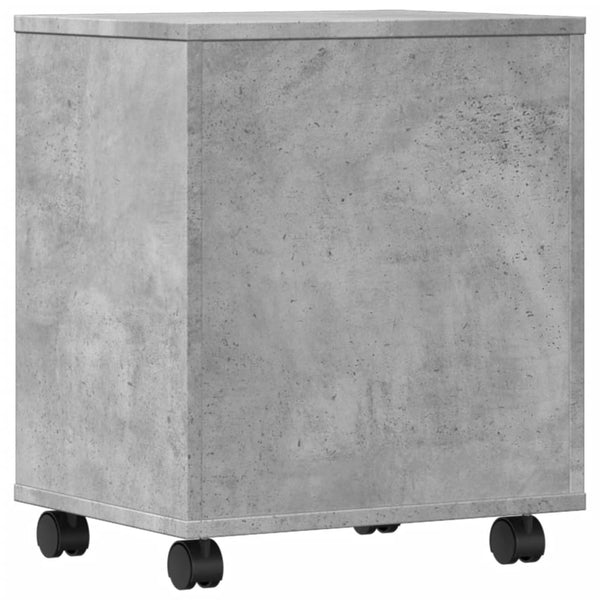 Druckerständer mit Rollen, Betongrau