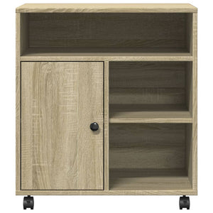 Druckerständer mit Rollen Sonoma Eiche 60x50x67 cm