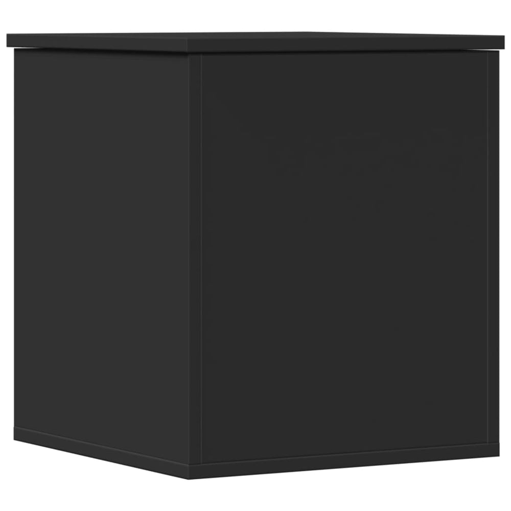 Schwarze Truhe 40x42x46 cm