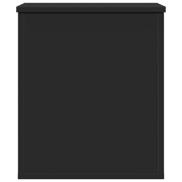 Schwarze Truhe 40x42x46 cm