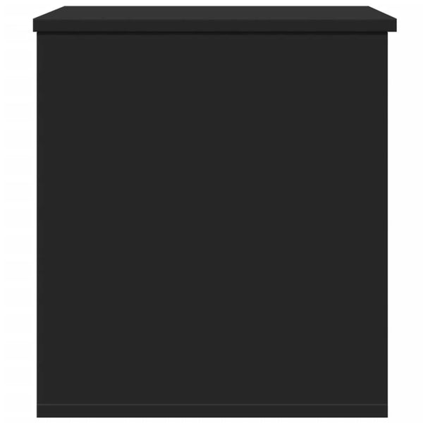 Schwarze Truhe 60x42x46 cm