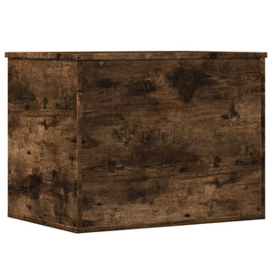 vidaXL Coffre chêne fumé 60x42x46 cm Bois d'ingénierie