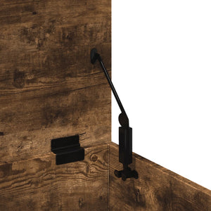 vidaXL Coffre chêne fumé 60x42x46 cm Bois d'ingénierie