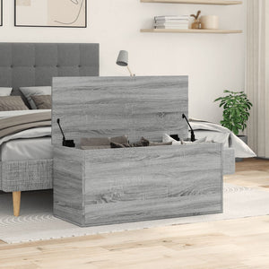 Truhe Grau Sonoma 100 cm Aufbewahrungsbox