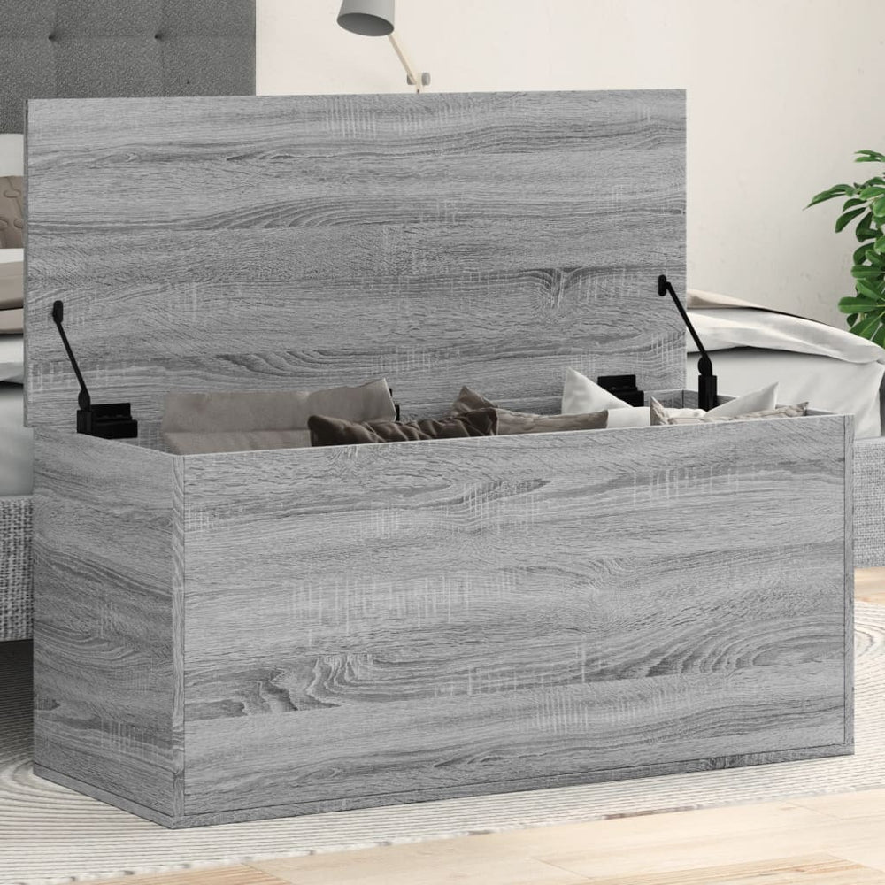 Truhe Grau Sonoma 100 cm Aufbewahrungsbox