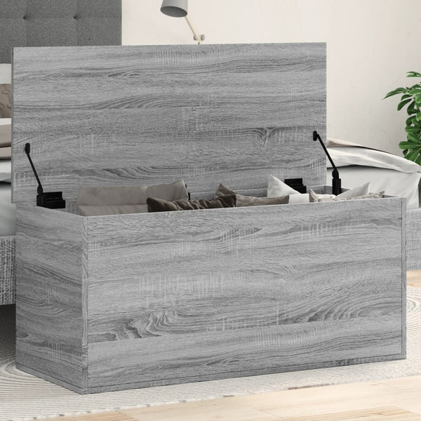 Truhe Grau Sonoma 100 cm Aufbewahrungsbox