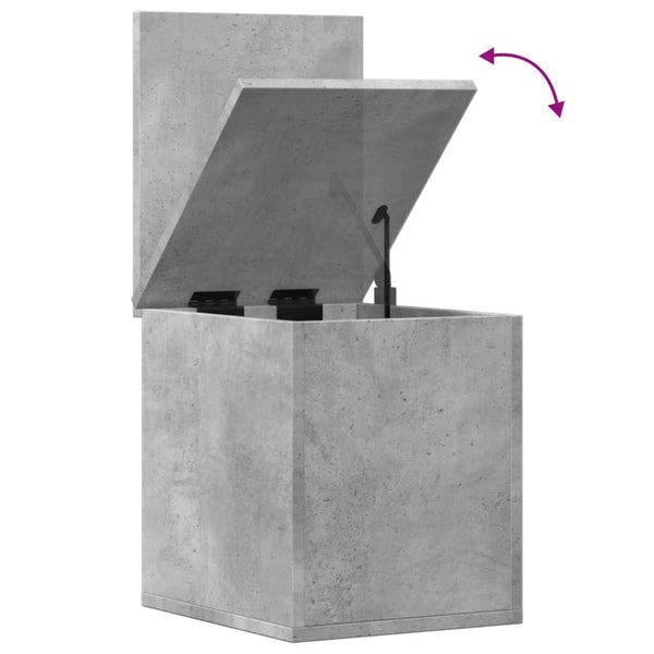 Betongraue Truhe 30x35x35 cm