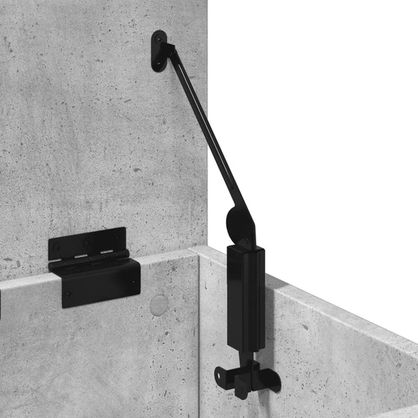 Betongraue Truhe 30x35x35 cm