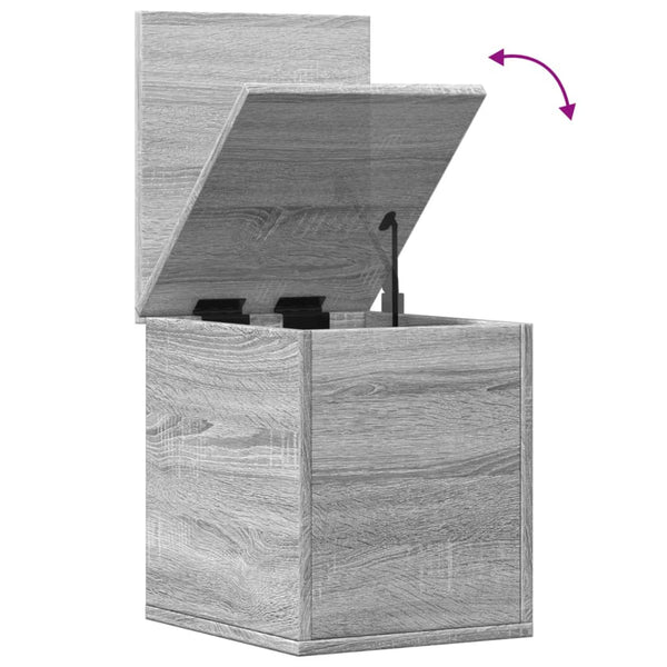 Truhe Grau Sonoma 30x35x35 cm
