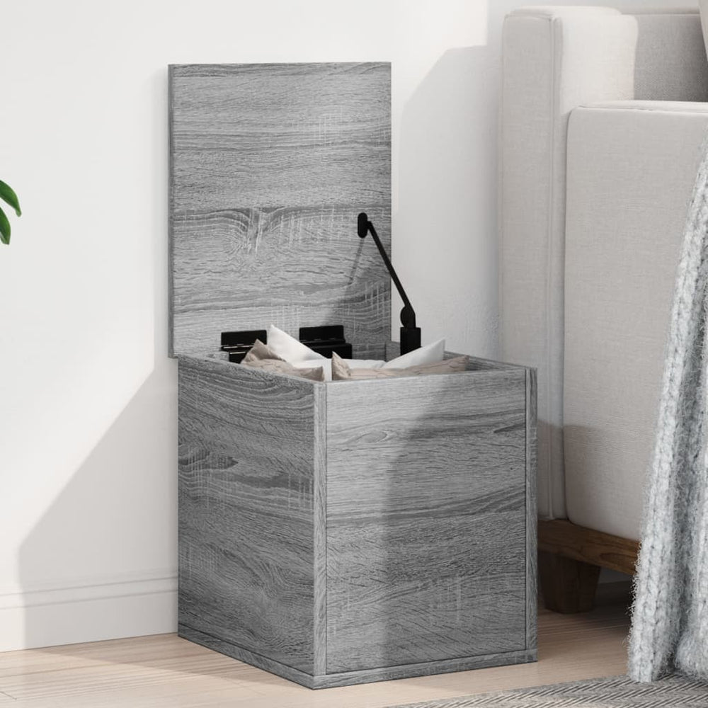 Truhe Grau Sonoma 30x35x35 cm