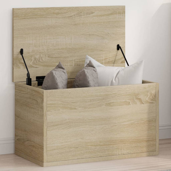 vidaXL Coffre chêne Sonoma 60x35x35 cm Bois d'ingénierie