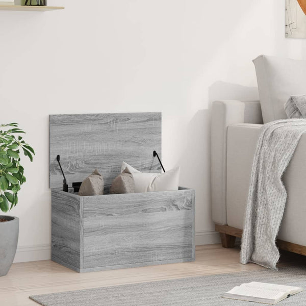 Truhe Grau Sonoma 60x35x35 cm