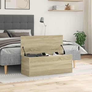 Truhe Sonoma-Eiche 90x35x35 cm