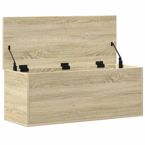 Truhe Sonoma-Eiche 90x35x35 cm