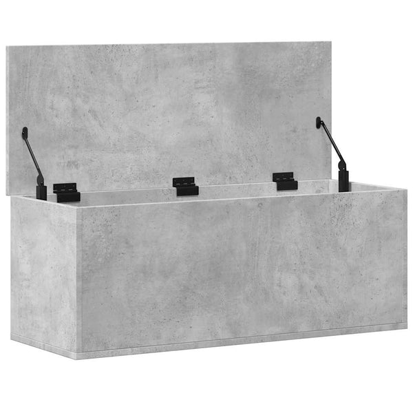 Truhe Betongrau 90x35x35 cm