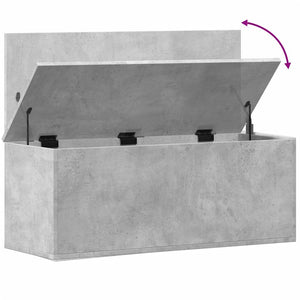 Truhe Betongrau 90x35x35 cm