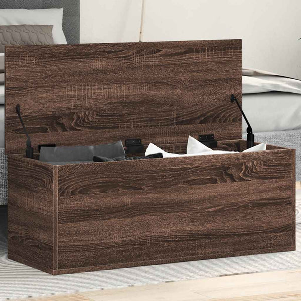 Truhe Braun Eichenoptik 90 cm
