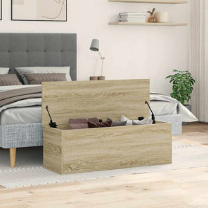 Truhe Sonoma-Eiche 102x35x35 cm