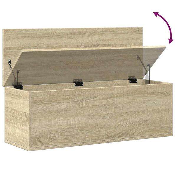 Truhe Sonoma-Eiche 102x35x35 cm