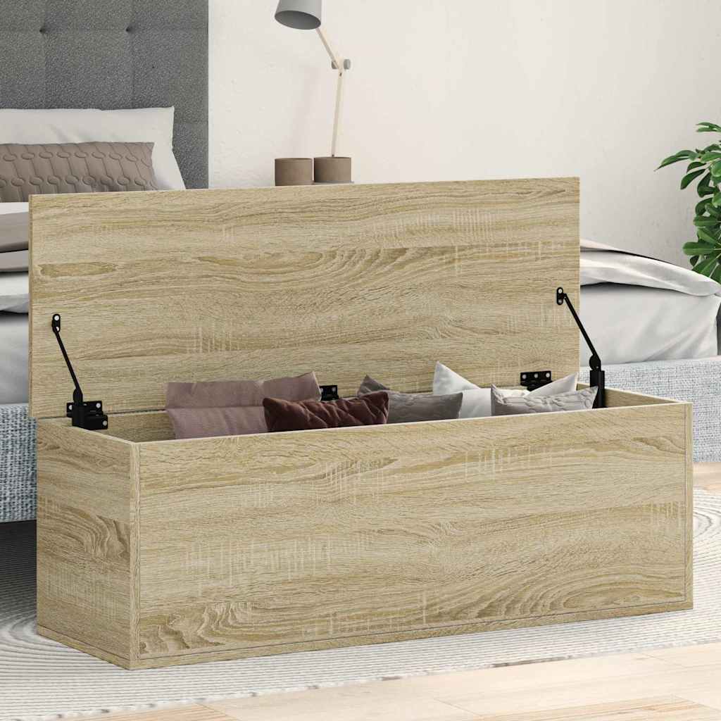 Truhe Sonoma-Eiche 102x35x35 cm
