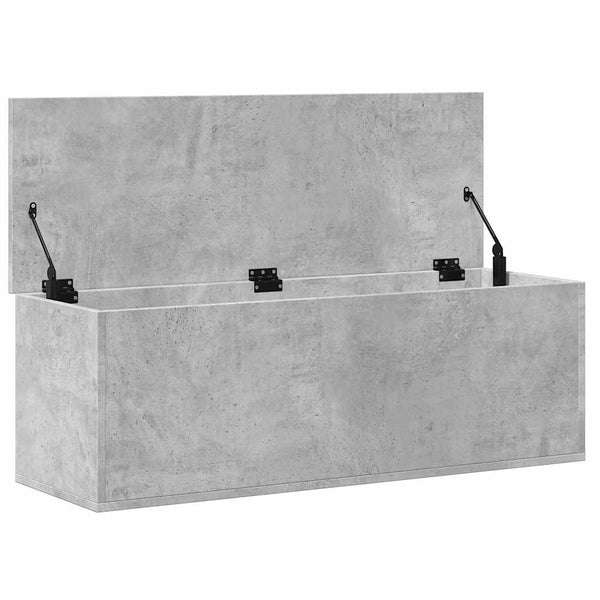Truhe Betongrau 102x35x35 cm