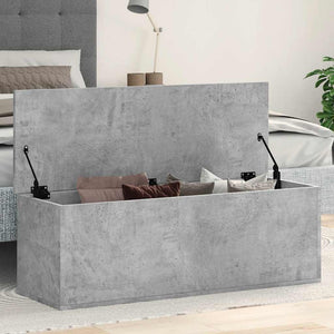 Truhe Betongrau 102x35x35 cm