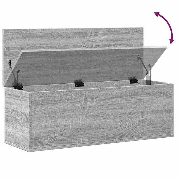 Truhe Grau Sonoma 102 cm