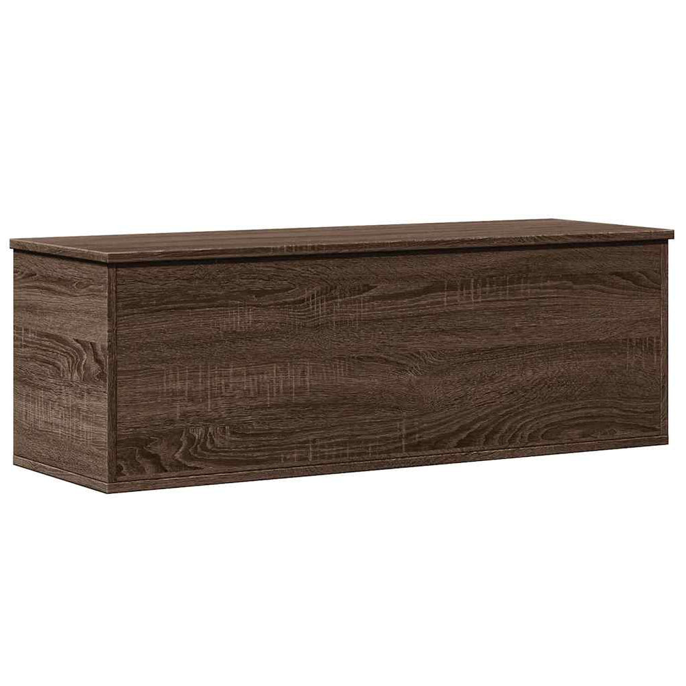 Truhe Braun Eichenoptik 102x35x35 cm