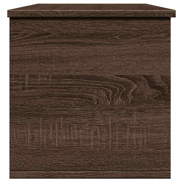 Truhe Braun Eichenoptik 102x35x35 cm