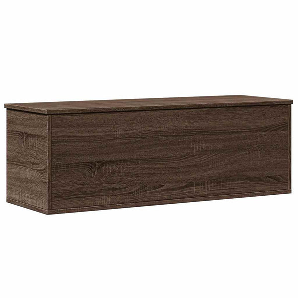 Truhe Braun Eichenoptik 102x35x35 cm