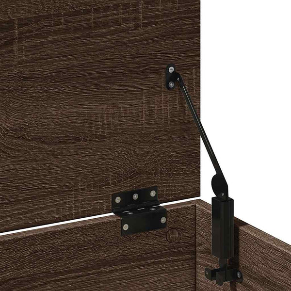Truhe Braun Eichenoptik 102x35x35 cm