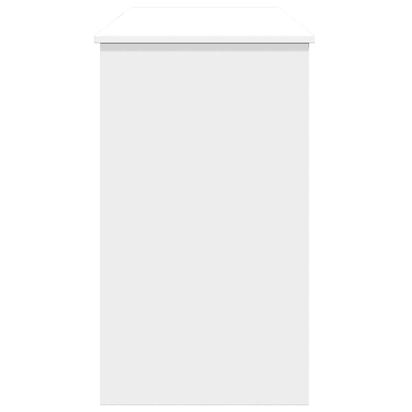 Schminktisch mit Spiegel, Weiß, 100 cm