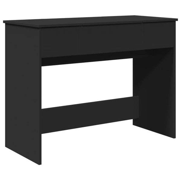 Schminktisch mit Spiegel Schwarz 100cm