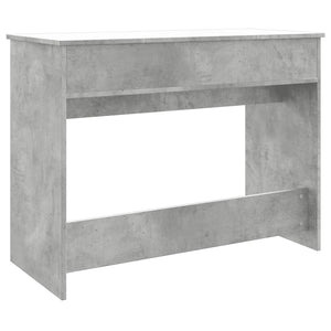 Schminktisch mit Spiegel Betongrau 100x45 cm