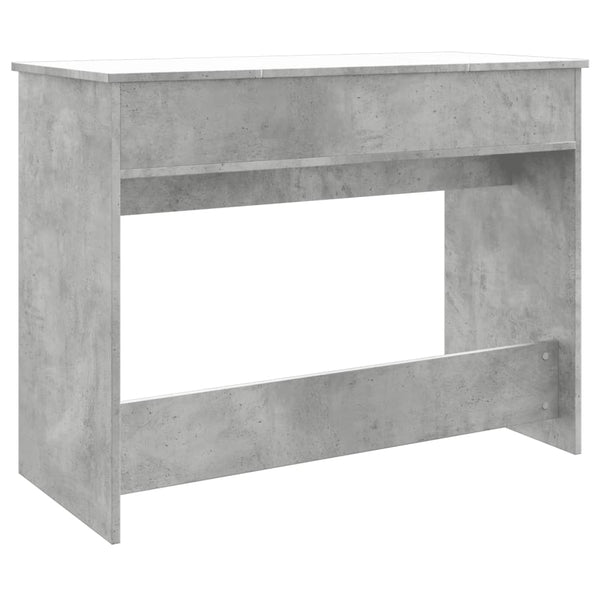 Schminktisch mit Spiegel Betongrau 100x45 cm