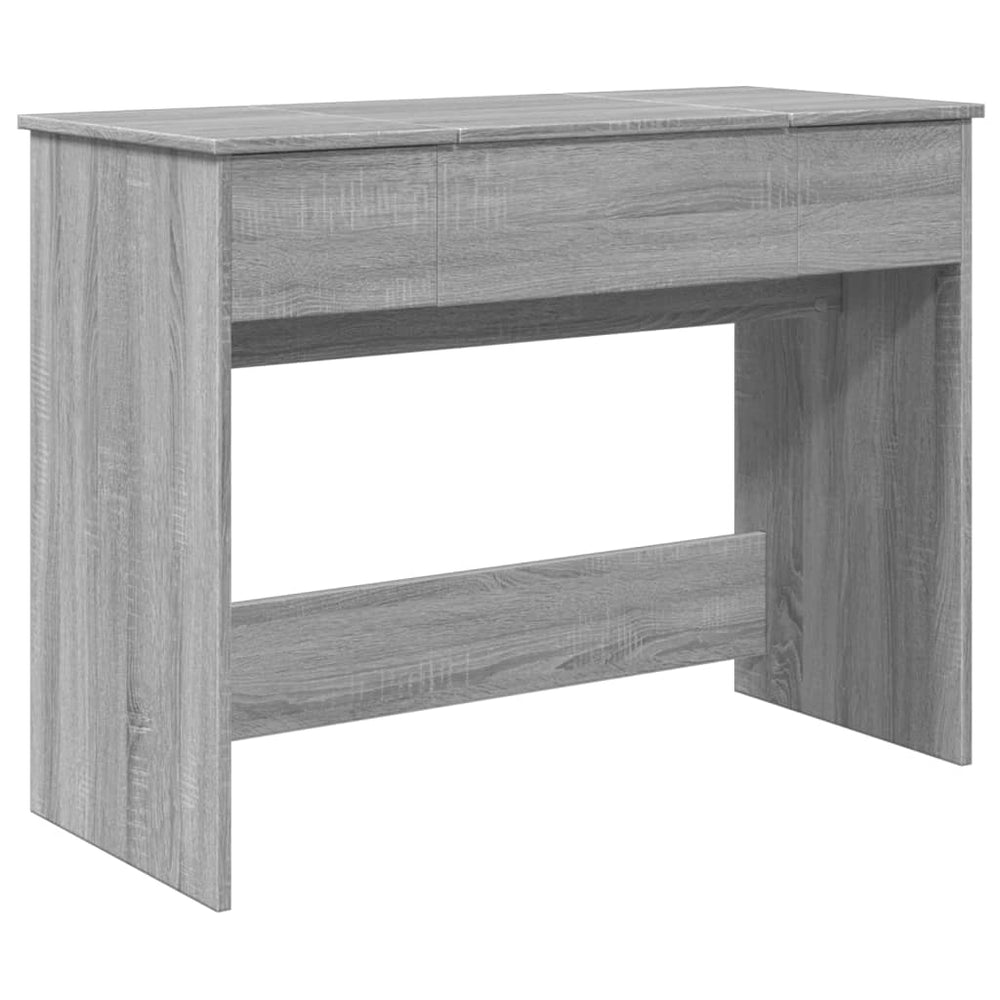 Schminktisch Grau Sonoma mit Spiegel 100cm