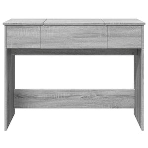 Schminktisch Grau Sonoma mit Spiegel 100cm