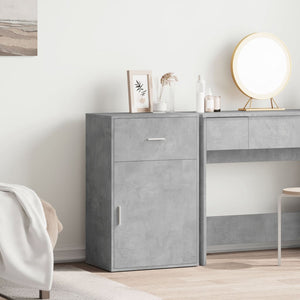 Betongrauer Beistellschrank 56,5x90 cm
