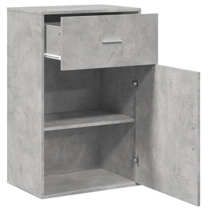 Betongrauer Beistellschrank 56,5x90 cm