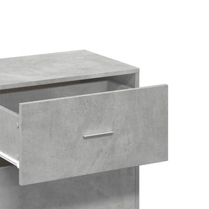 Betongrauer Beistellschrank 56,5x90 cm