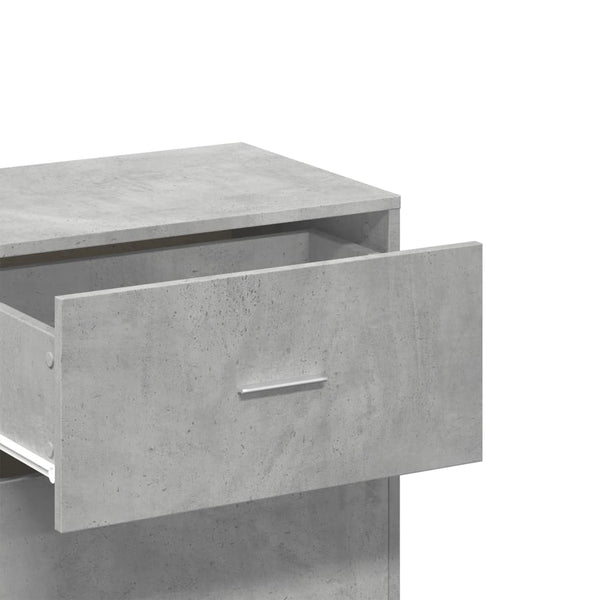 Betongrauer Beistellschrank 56,5x90 cm
