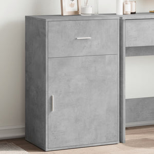 Betongrauer Beistellschrank 56,5x90 cm