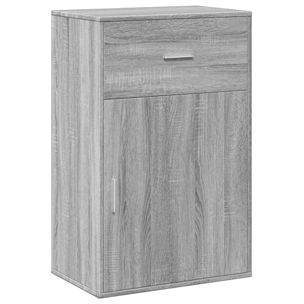 Grauer Beistellschrank Sonoma, 56,5x90 cm