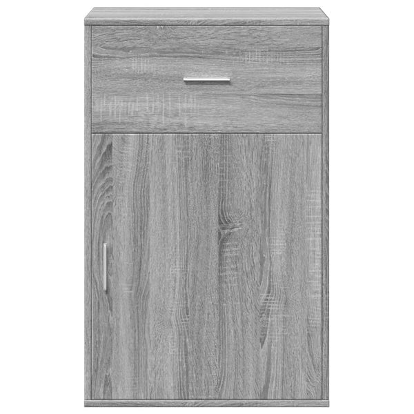 Grauer Beistellschrank Sonoma, 56,5x90 cm